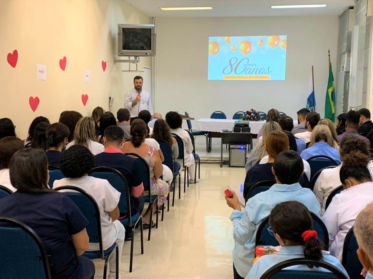 Hospital Estadual Getúlio Vargas celebra 80 anos PróSaúde