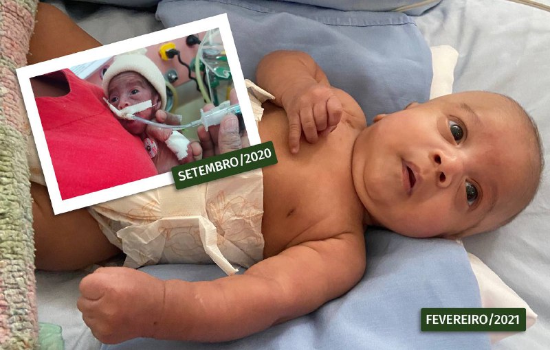 Bebê prematuro no HRPT